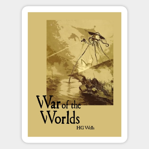 War Of The Worlds - The Tripods Magnet by The Blue Box